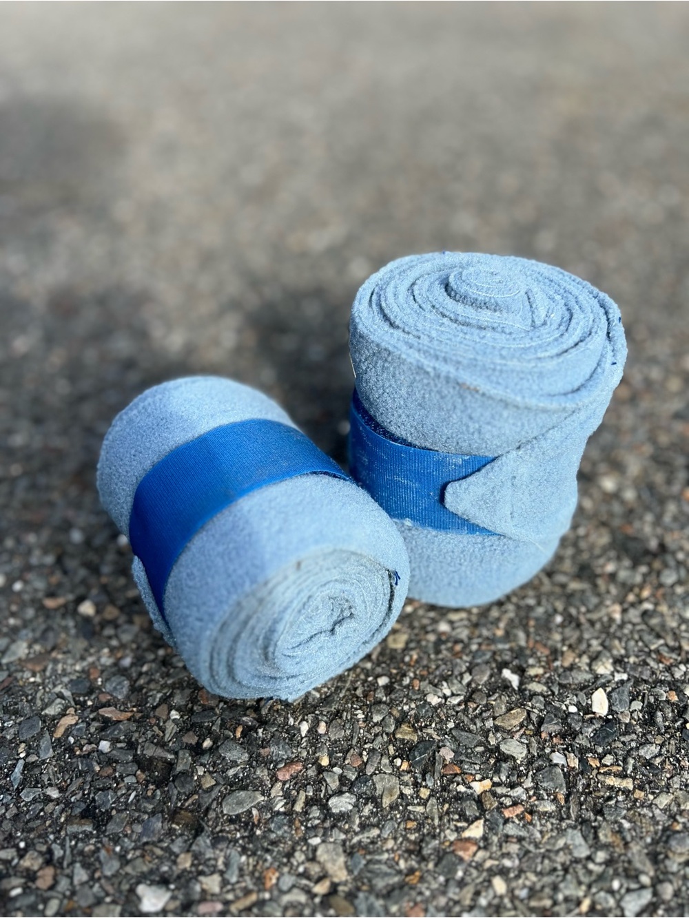 Powder Blue Polo Wraps (Set of 2) - Horse/Full Size